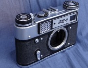 FED 5 aparat fotograficzny korpus, światłomierz OK, uszkodzone czasy ekspo.