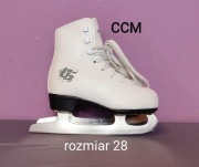 Łyżwy CCM dziecięce figurowe - rozmiar 28 - wkładka 17,4 cm [#22]