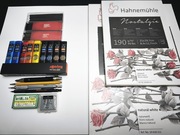 ROTRING 600 0.5 + ołówki 0.9 mm, 2mm, 5.6 mm + wkłady + bloki Nostalgie