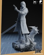 Figurka druk 3D żywica 12K " Dante - Devil May Cry - F996 " - 120 mm