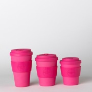 ecoffee cup ZESTAW L+M+S (400ml+340ml+240ml) - magenta