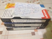 3 Kasety VHS Jan Paweł II Pielgrzymka Czerwiec 1999+dodtkowe nagrania