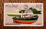 MODELARSTWO OKRĘTOWE Klasa F2 Holownik portowo-redowy Atlas II Gdańsk 1981