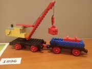 LEGO TRAIN : 134 Mobile Crane and Waggon
