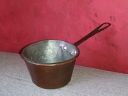 Antyk bibelot retro garnek rondel mosiądz 