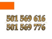 501 569 616 + 501 569 776 ZŁOTY NUMER STARTER ORANGE KARTA PREPAID 2 SZT.