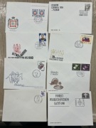 Kompletny rocznik koperty FDC rocznik 1990 