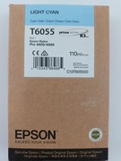 Oryginalny tusz Epson T6055 Light Cyan 110ml
