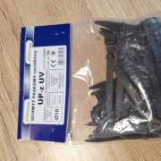 Uchwyt Montażowy Paskowy Zaciskowy do Kabli Rur UP-z18 UV Czarny 45mm 50szt