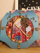 Handmade zegary ścienne do pokoju dziecięcego