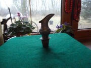 Przedwojenny korek do butelki w kształcie buta