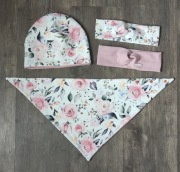 WYPRZEDAŻ! Czapka chusta opaski wiosna 50 52 