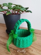 Koszyk Wielkanoc ślub prezent dzieci szydełko