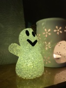 Świecacy duszek lampka na baterie halloween