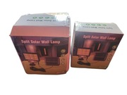 3 lampy led split solar Wall lamp
