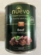 Nuevo Super Premium puszka Mokra karma dla psa Adult Wołowina 800g