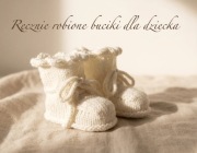 Buciki /skarpetki niemowlęce 100 % wełna merino handmade