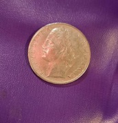 Vintage Włochy 1966 lire 100 moneta Włoska Republi