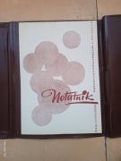 Notatnik w etui A4 notes skorowidz 50k czysty Introdruk duży ładny nowy PRL