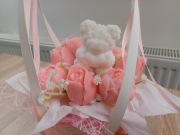 Prezent Komunia Bukiet Mydlany Dziewczynka 