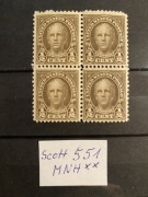 USA Scott 551 MNH** czwórka 