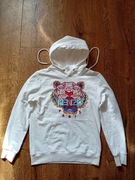 Kenzo Tiger Bluza z kapturem, biały kolor, rozmiar M