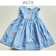 Sukienka błękitna early days 18-24 miesiąc 86-92cm 1,5-2 lata