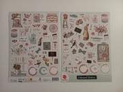 Naklejki planer scrapbooking DecoTime 2 szt. arkusze A4 - baranek delikatne