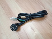 kabel przewód 230V LG od/do TV, uniwersalny, czarny, 3 żyły, 160 cm
