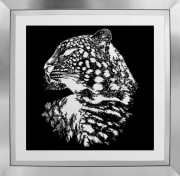 Obraz stal nierdzewna polerowana w ramie 