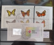 Znaczki PL z rocznika 1991, Fi 3195-200, FS02 blok 101, kasowane. 