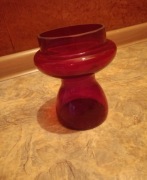 Wazon czerwone szkło 