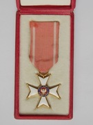 Krzyż Kawalerski Orderu Odrodzenia Polski.   Lata 60-te , matowe złocenie