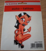 Naklejka samochodowa diablica Auto - tatoo