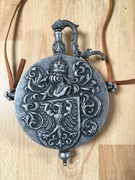 Metalowa ozdobna prochownica (czytaj opis)