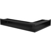 Kratka kominkowa Luft narożny lewy 60x40x9 Czarny 3szt