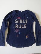 GAP koszulka dziewczęca z długim rękawem r 140