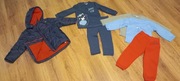 Zestaw dla chłopca 98/104 kurtka zimowa NOWY dres