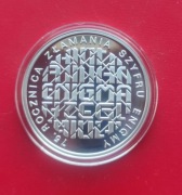 10 ZŁOTYCH ENIGMA 2007 rok - srebro AG