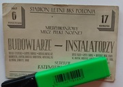 stadion letni BKS Polonia Bydgoszcz Budowlarze - Instalatorzy