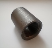 Mufa 1/2 cala czarna spaw do spawania 33mm