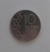 Finlandia moneta 10 penniä 1995