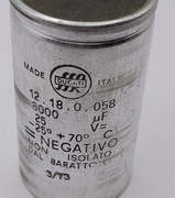 Kondensator elektrolityczny 8000 uF, 25V, firmy Ducati