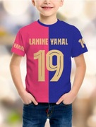 Koszulka LAMINE YAMAL 19 Styl Piłkarski |Dziecięca i Unisex | Barça Style