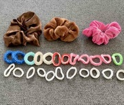 zestaw gumek do włosów jak nowe