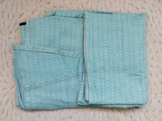 Chusta tkana z lnem Ivette Lodowe Listki 