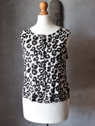 Top RIVER ISLAND w panterkę rockabilly S M