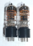 ECC83 - JAN 5755 Raytheon - zamienna 12AX7 – para. 1974 rok. Nie  używane. 