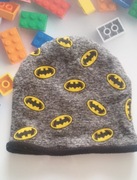Czapka ciepła z polarem batman szara 50cm