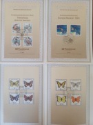 Duża kolekcja kart filatelistycznych Deutsche Bundespost - Ponad 350 sztuk!